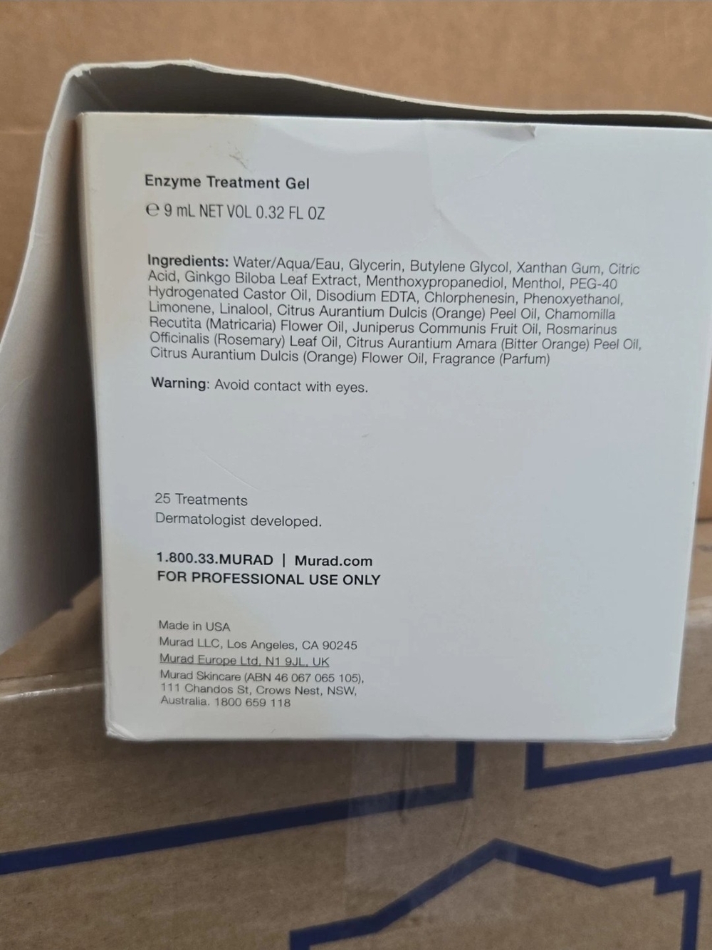 Murad Enzyme Treatment Box - White with Blue Accent - Picture 8 of 9